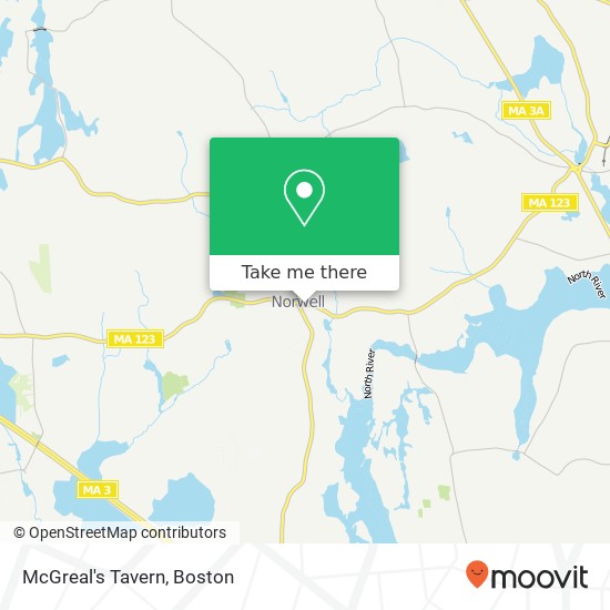 McGreal's Tavern map
