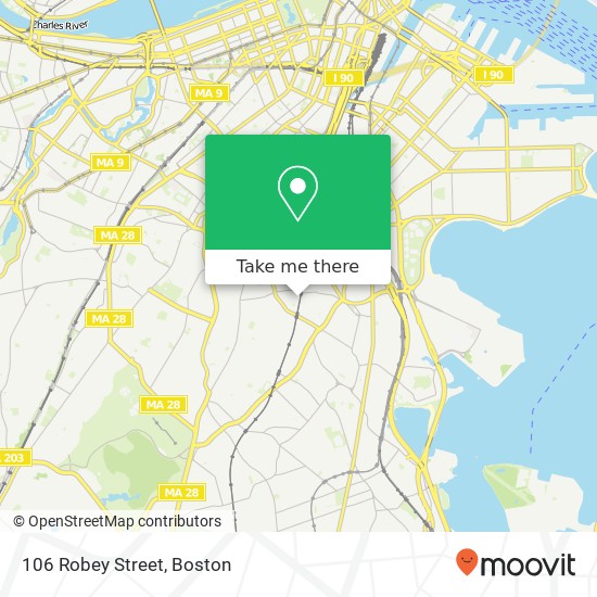 106 Robey Street map