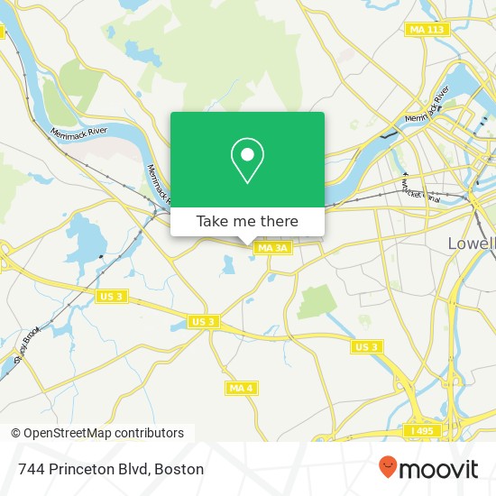 Mapa de 744 Princeton Blvd