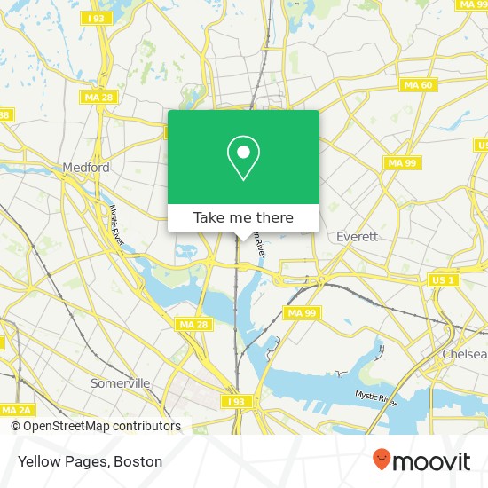 Mapa de Yellow Pages