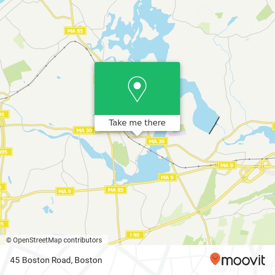 45 Boston Road map