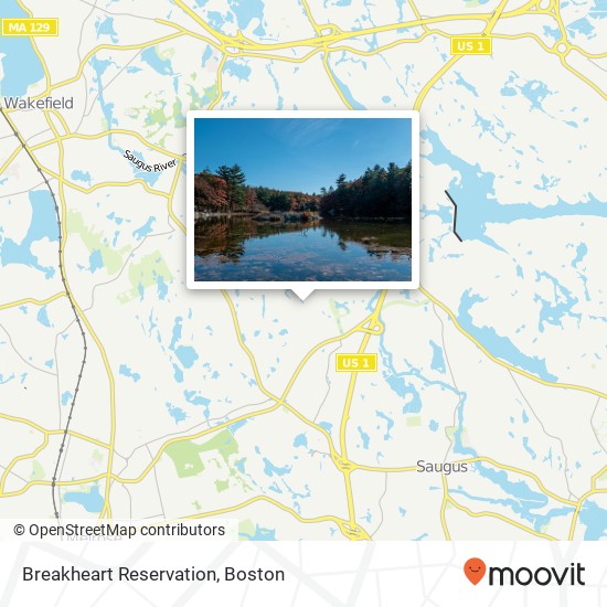 Mapa de Breakheart Reservation