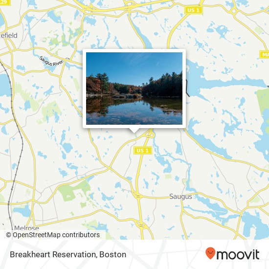 Mapa de Breakheart Reservation