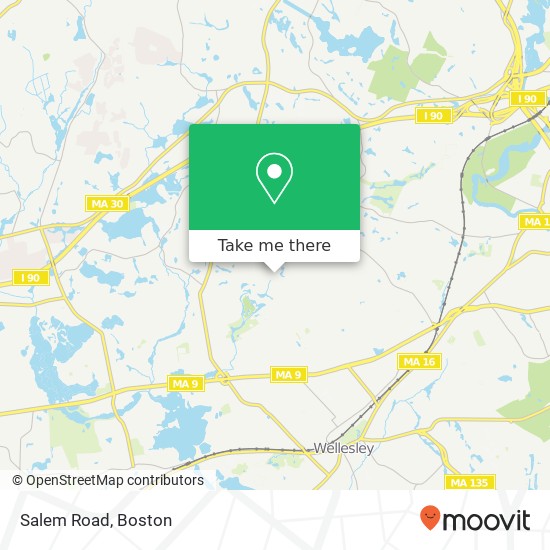 Salem Road map