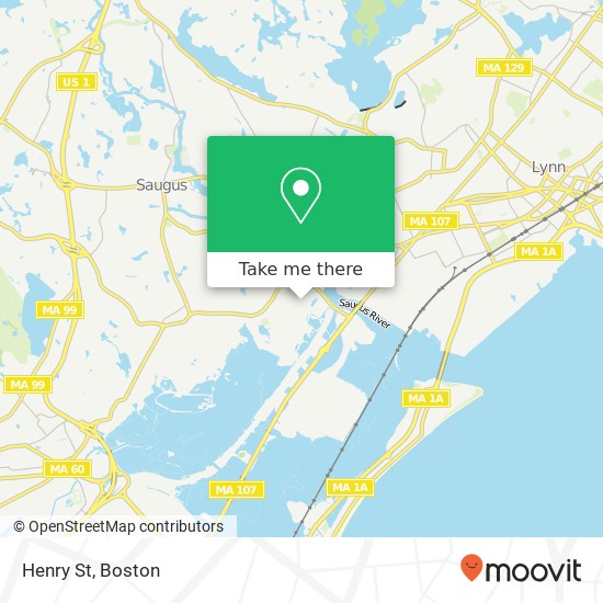 Mapa de Henry St