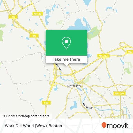Work Out World (Wow) map