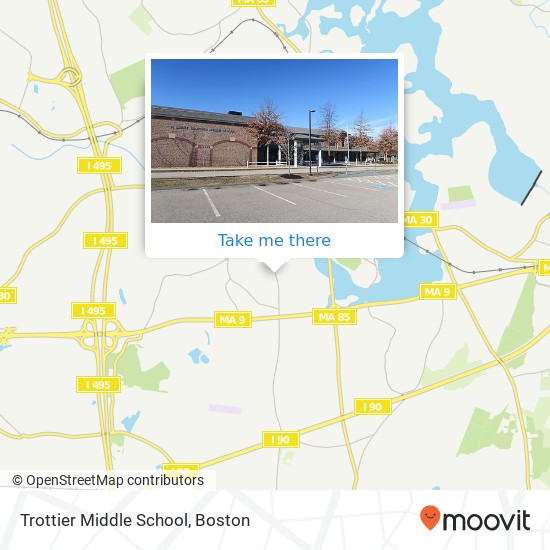 Trottier Middle School map