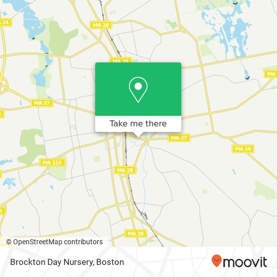 Mapa de Brockton Day Nursery