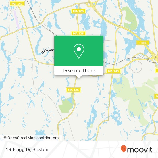 19 Flagg Dr map