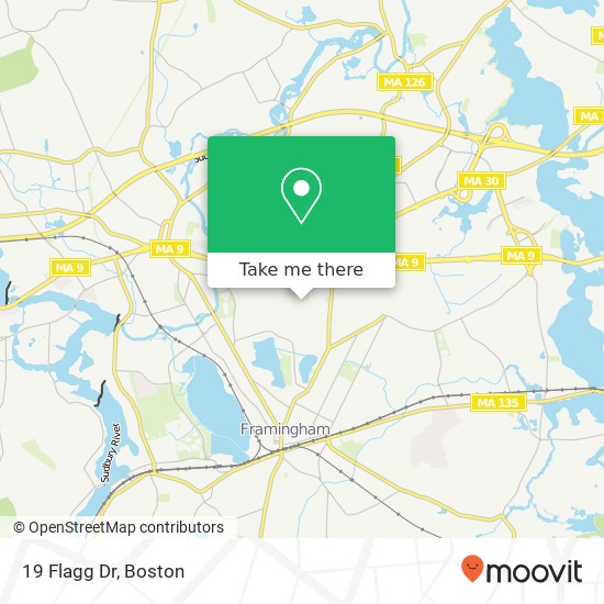 19 Flagg Dr map