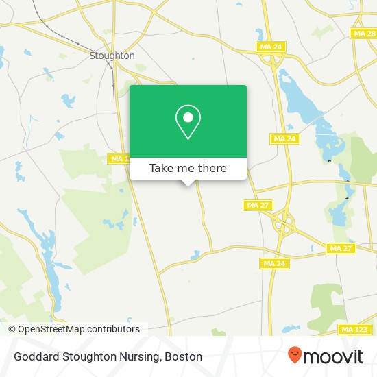 Goddard Stoughton Nursing map
