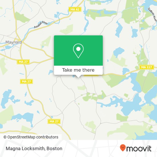 Magna Locksmith map