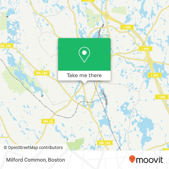 Mapa de Milford Common