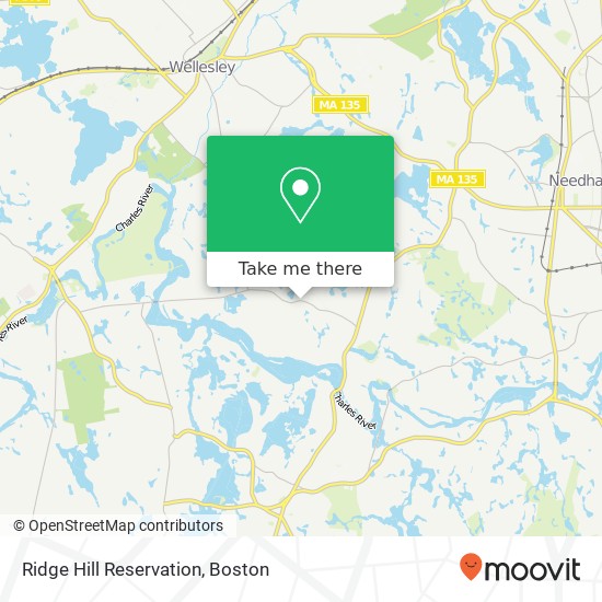 Mapa de Ridge Hill Reservation