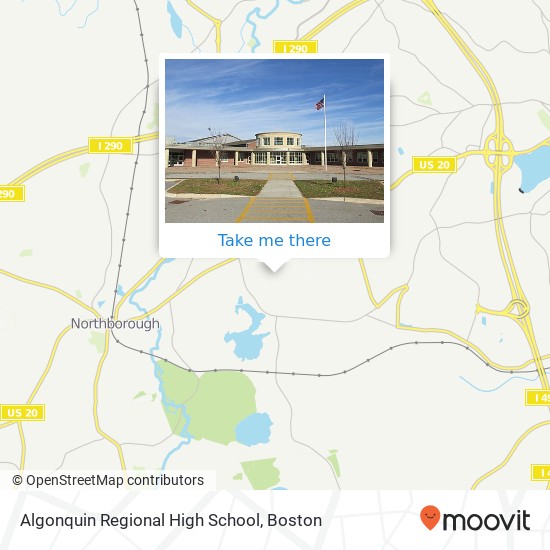 Algonquin Regional High School map