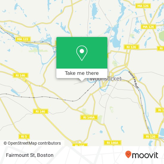 Fairmount St map