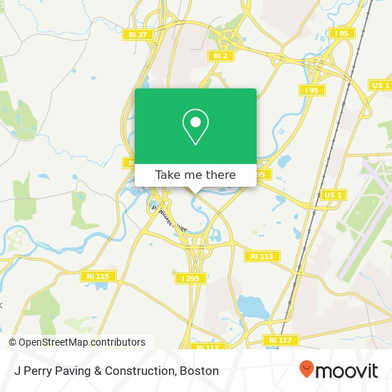 J Perry Paving & Construction map