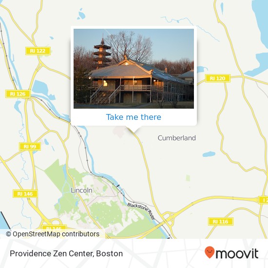 Providence Zen Center map