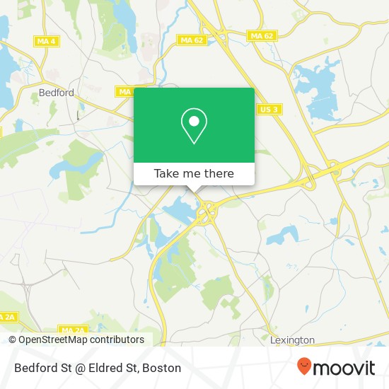 Mapa de Bedford St @ Eldred St