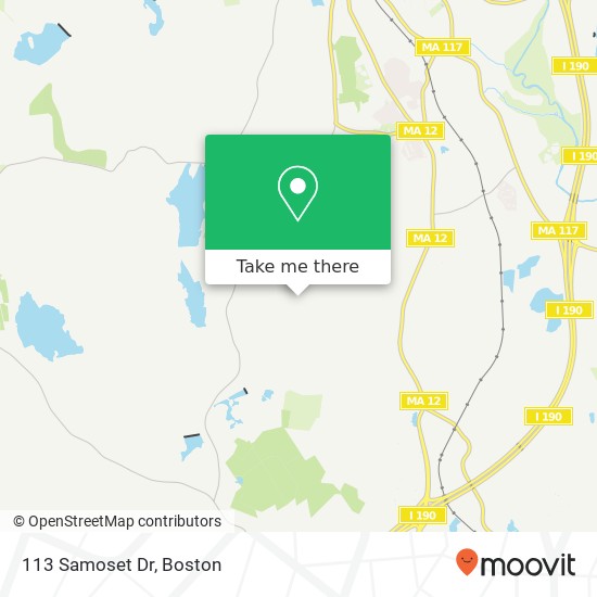 113 Samoset Dr map
