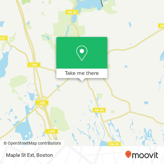 Mapa de Maple St Ext