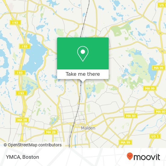 YMCA map