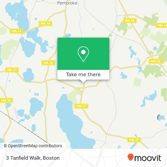 3 Tanfield Walk map