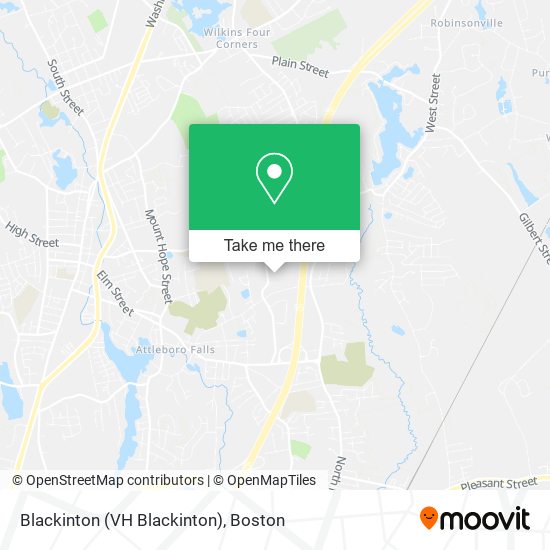 Blackinton (VH Blackinton) map