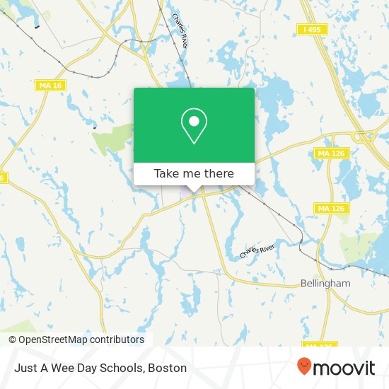 Mapa de Just A Wee Day Schools