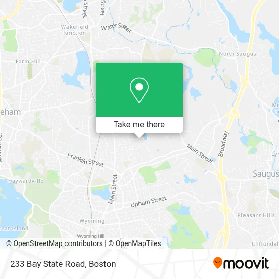 233 Bay State Road map