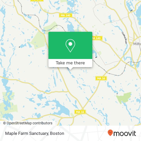 Mapa de Maple Farm Sanctuary