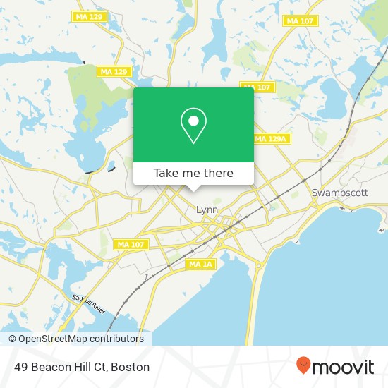 Mapa de 49 Beacon Hill Ct