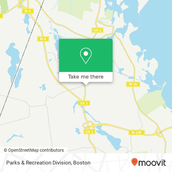 Mapa de Parks & Recreation Division