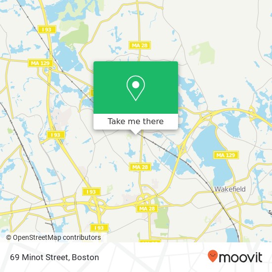 69 Minot Street map