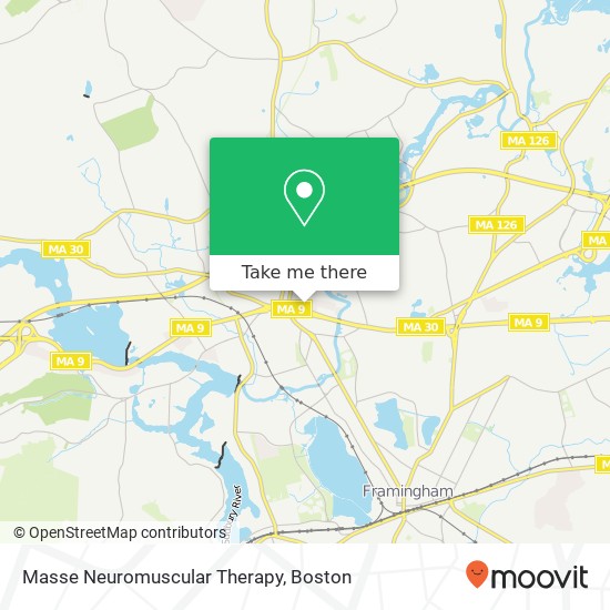 Masse Neuromuscular Therapy map