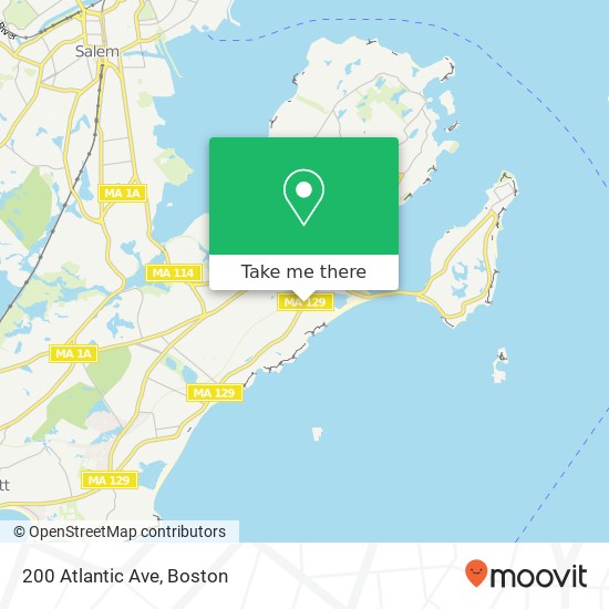 Mapa de 200 Atlantic Ave