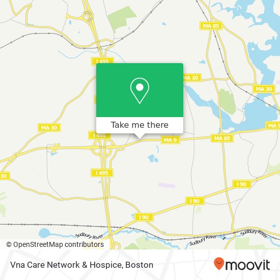 Vna Care Network & Hospice map