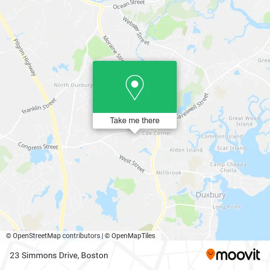 23 Simmons Drive map