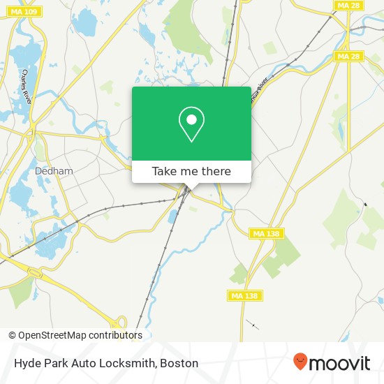 Hyde Park Auto Locksmith map