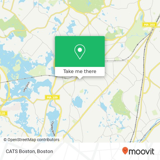 CATS Boston map