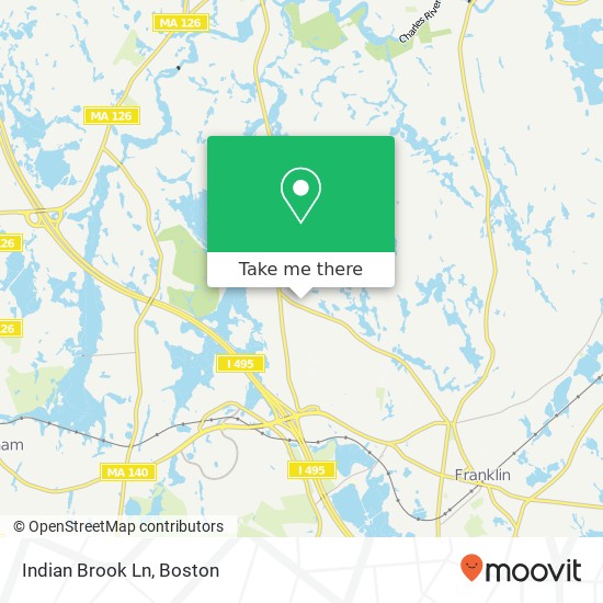 Mapa de Indian Brook Ln