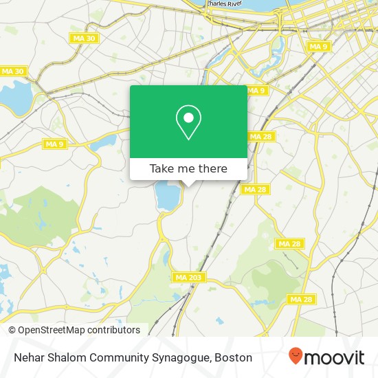 Mapa de Nehar Shalom Community Synagogue