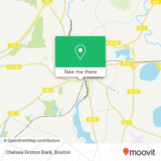 Mapa de Chelsea Groton Bank