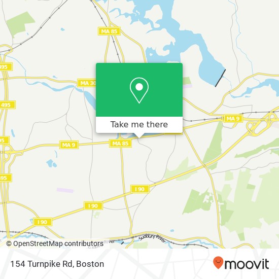 Mapa de 154 Turnpike Rd