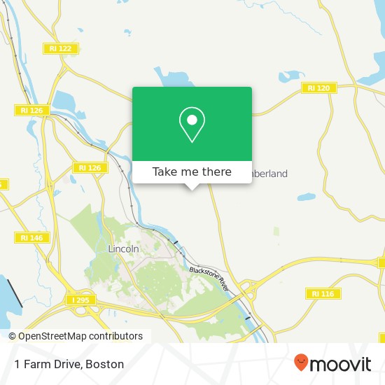 1 Farm Drive map