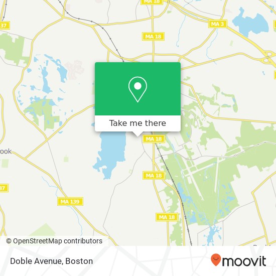 Doble Avenue map