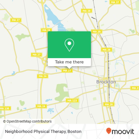 Neighborhood Physical Therapy map