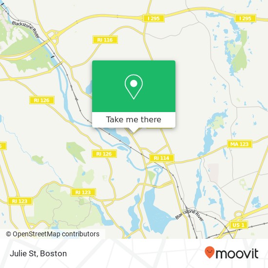 Mapa de Julie St