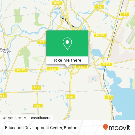 Education Development Center map