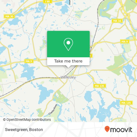 Mapa de Sweetgreen